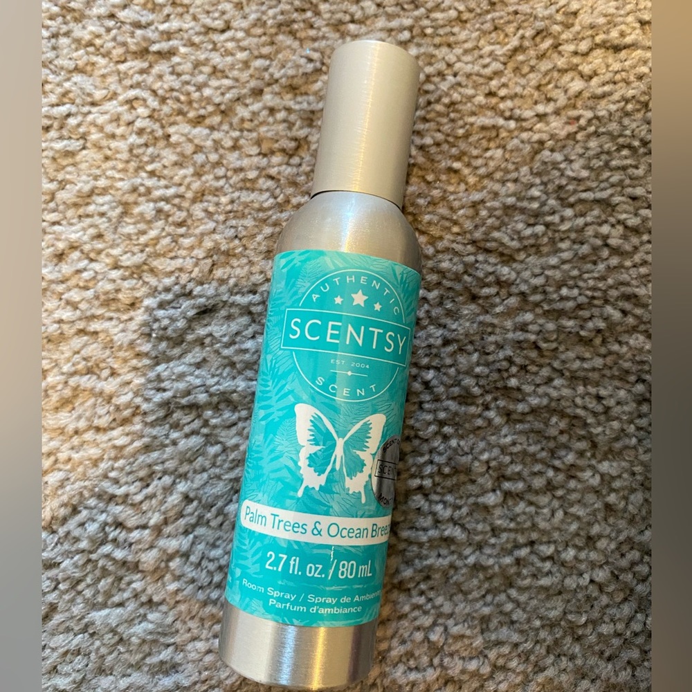 Scentsy Palm Trees & Ocean Breeze Room Spray